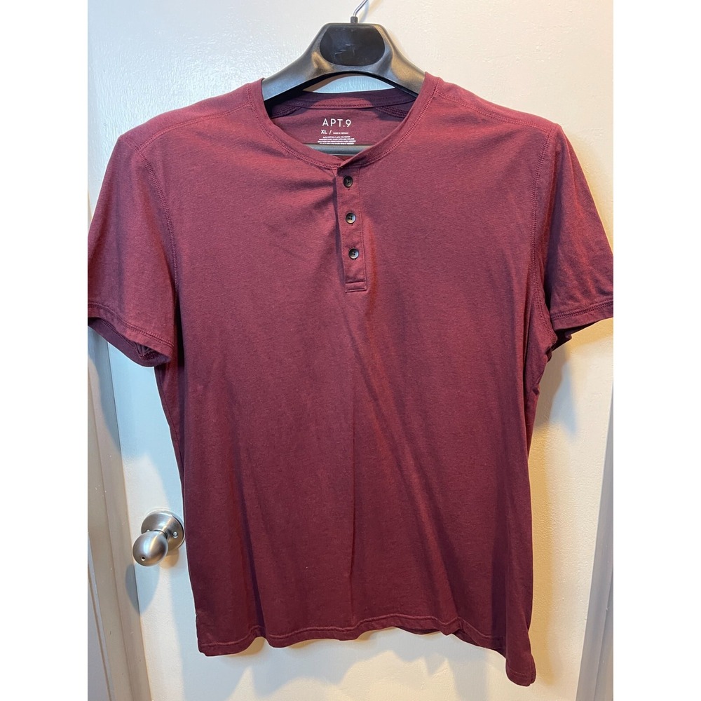 APT. 9 Mens Shirt Red Size XL RN#‎ 73277